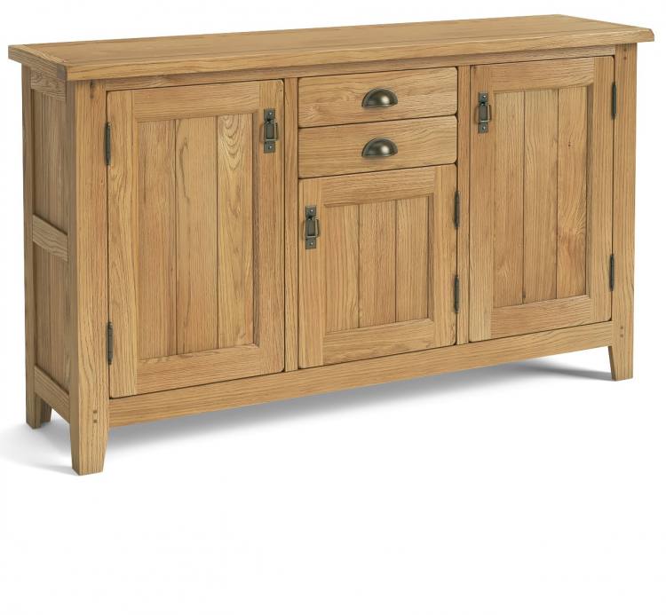Sideboard shown with alternate drawer handles 
