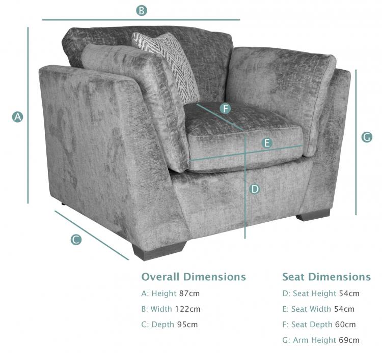 Buoyant Phoenix Armchair dimensions