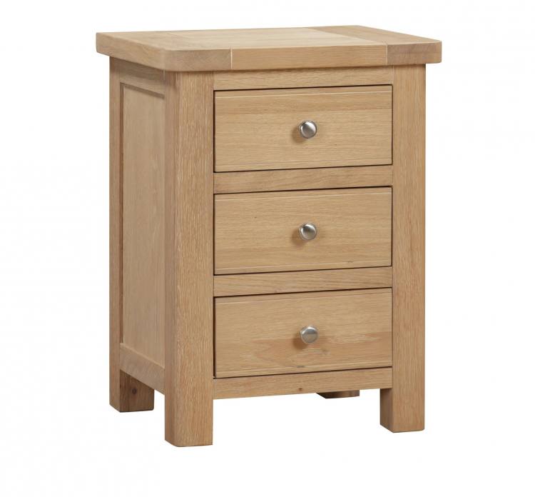 Farrington Oak bedside chest of drawers