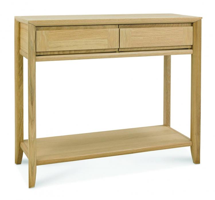 Bentley Designs - Bergen Oak Console Table Desk