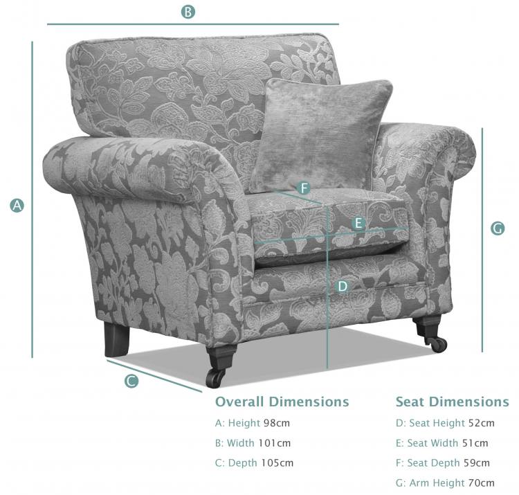 Alstons Lowry Chair dimensions