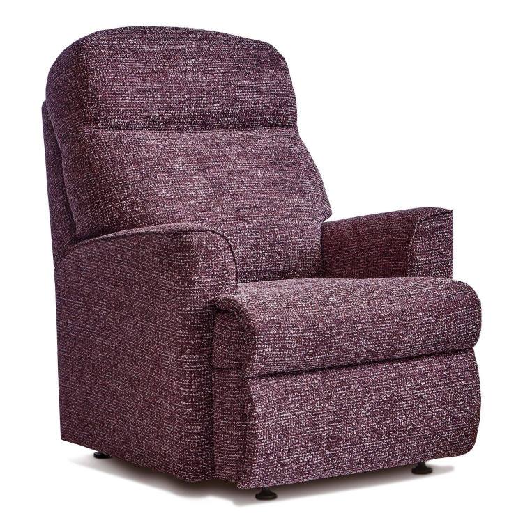 Sherborne Harrow Small fixed chair shown in Valencia Heather fabric 