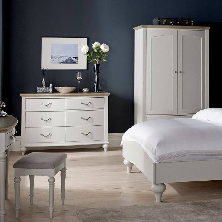 Bentley Designs Montreux Grey Washed Oak & Soft Grey Bedroom Furniture