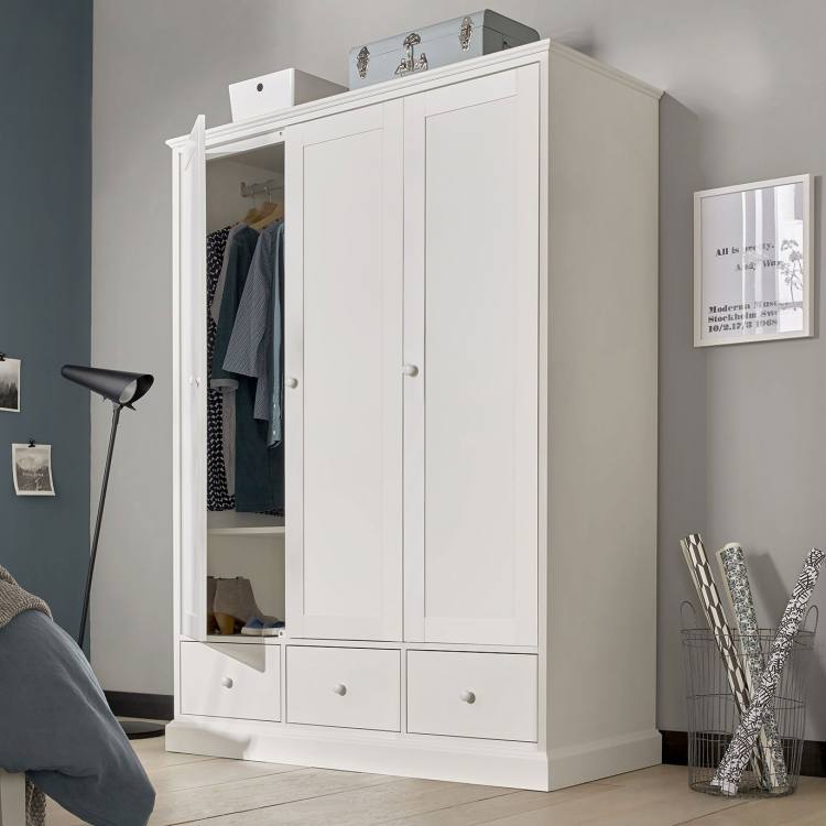 Bentley Designs Ashby White Wardrobe