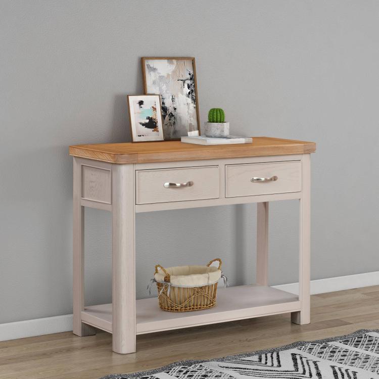 Bakewell Painted Console Table with 2 Drawers
