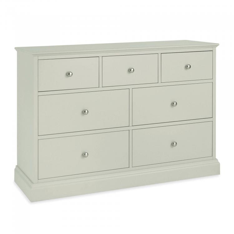 Bentley Designs - Ashby Soft Grey 3+4 Drawer Chest