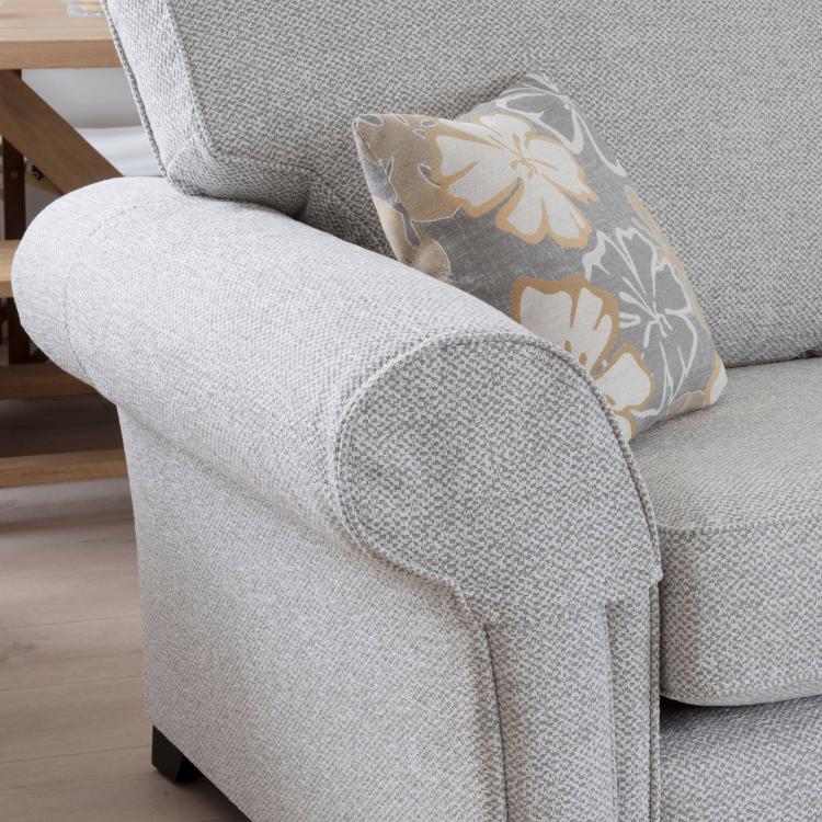 Pictured in the Lancaster exclusive fabric 9793, small scatter cushions in 9958, light feet.