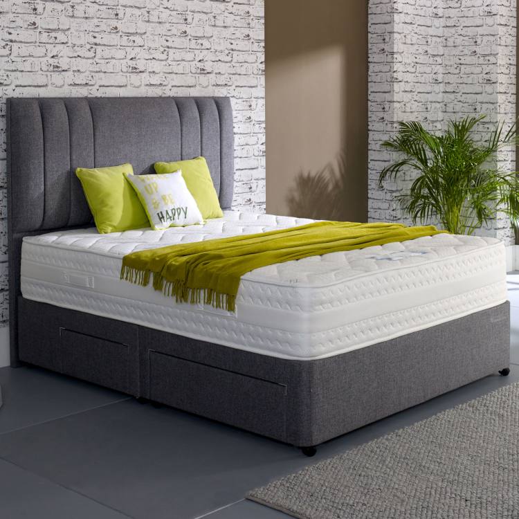 Style Active Gel 3500 Divan Bed on Display (Headboard sold separately)