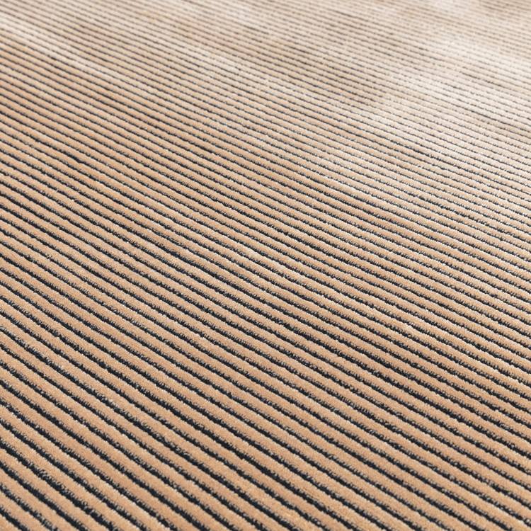 Stamford Striped Terracotta Rug