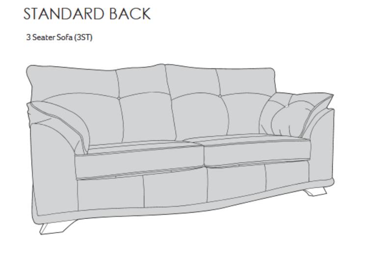 Sofa outline drawing 