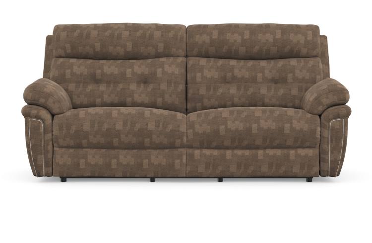 Baxter 3 Seater sofa shown in Alexander Park Patch Coco fabric 