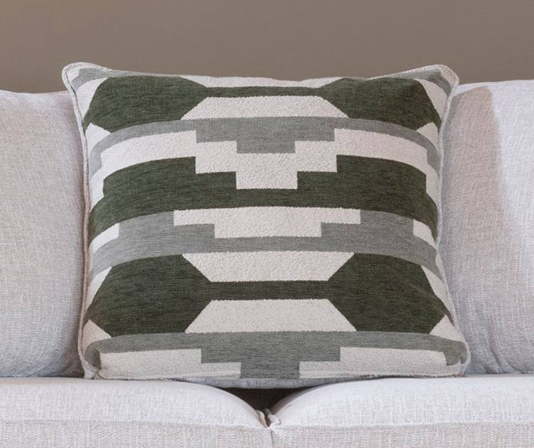 Alstons Alpine pillow back cushion in fabric 3150