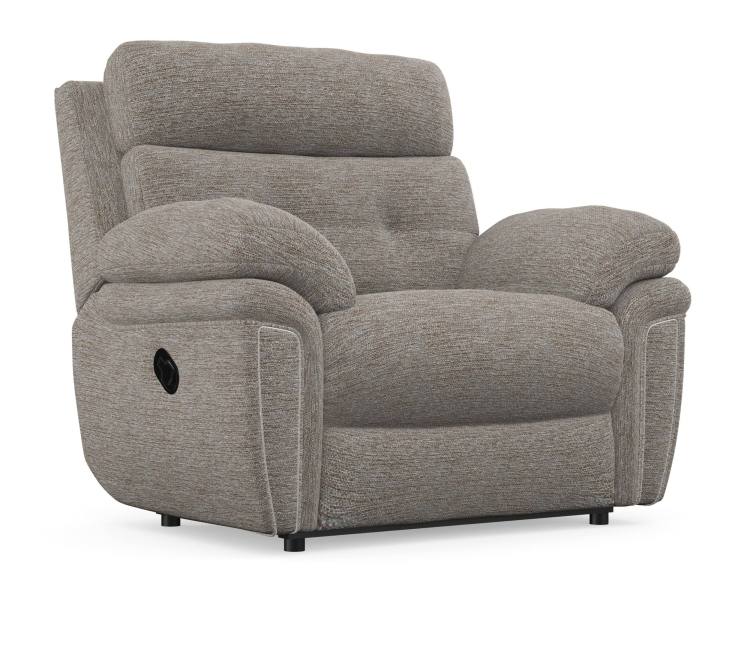 Baxter Manual recliner chair shown in Iona Caramel 