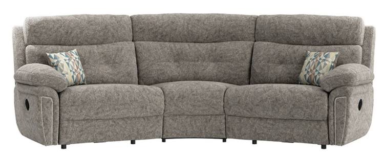 Baxter 3 seater curved corner sofa 