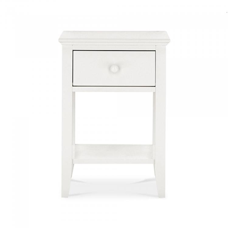 Bentley Designs - Ashby White 1 Drawer Nightstand