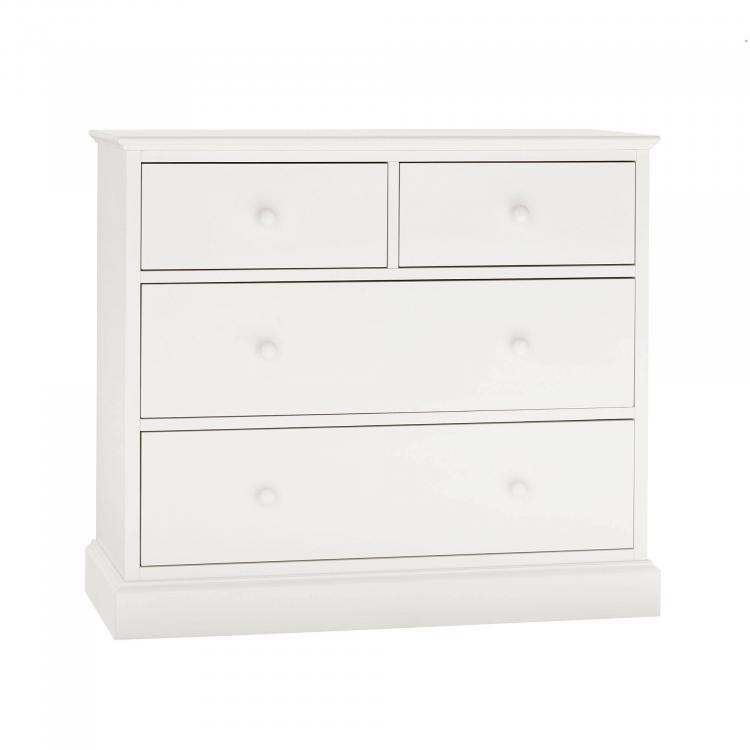 Bentley Designs - Ashby White 2+2 Drawer Chest