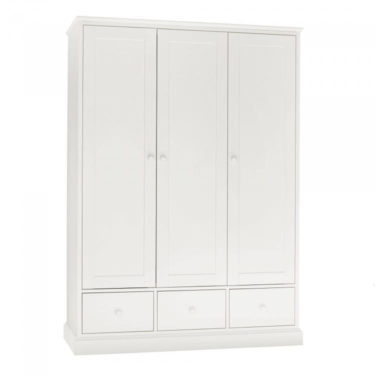 Bentley Designs Ashby White Triple Wardrobe