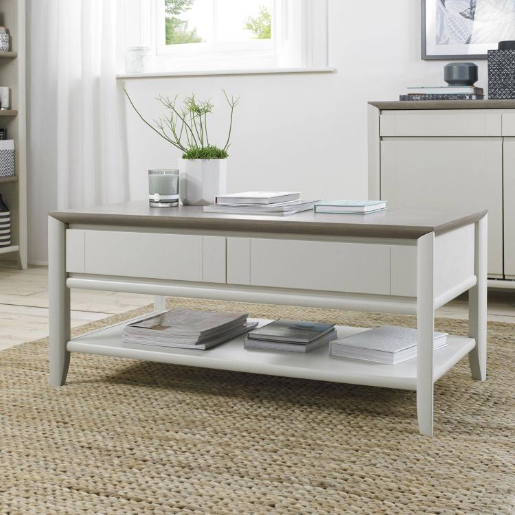 Bentley Designs - Bergen Grey Washed Oak & Soft Grey Living, Dining & Office Room Furniture 