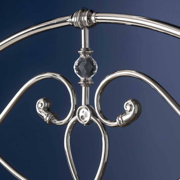 Bentley Designs Elena Shiny Nickel Bedstead