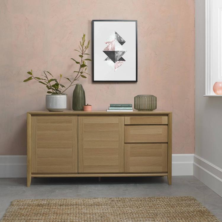 Sideboard in room setting 