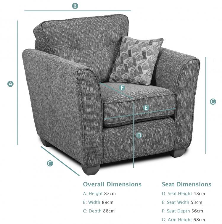 GFA Darcy Chair dimensions