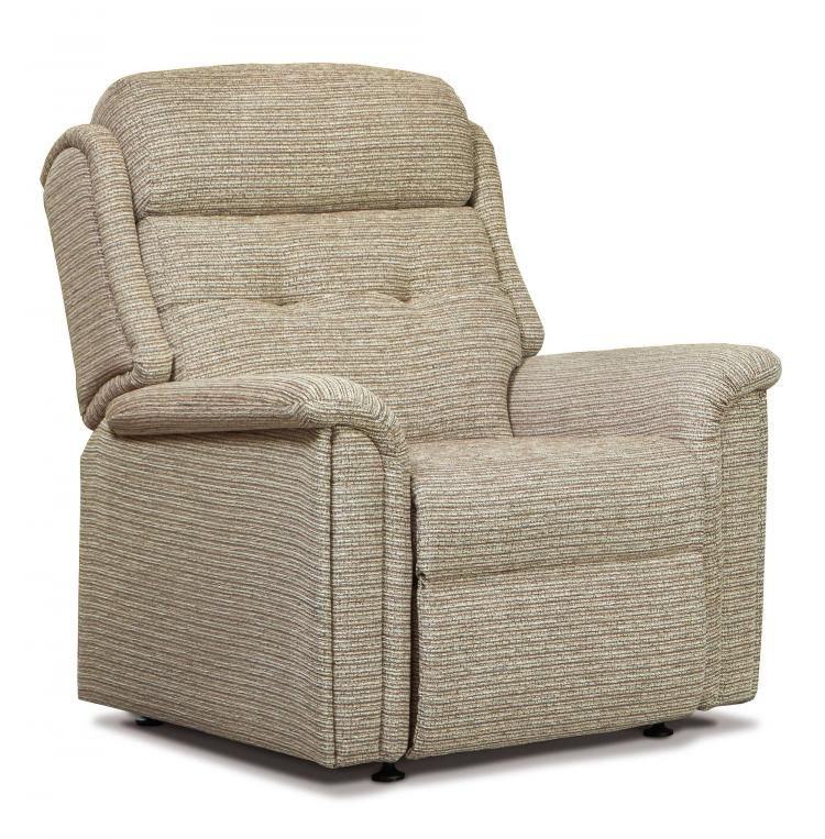 Sherborne Roma chair shown in Tuscany Pebble fabric 