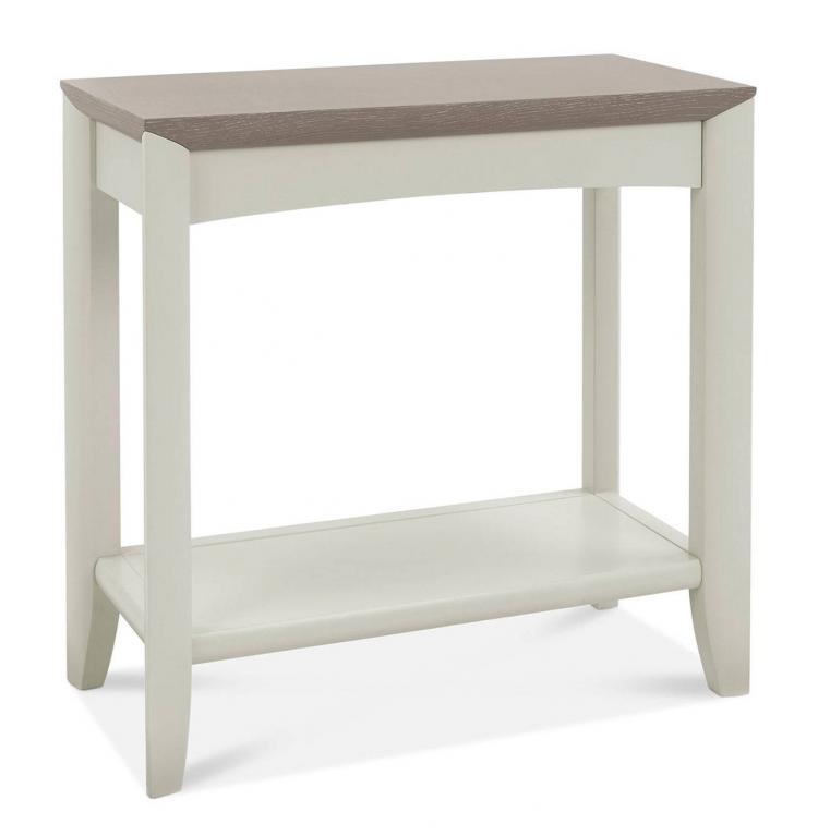 Bentley Designs - Bergen Grey Washed Oak & Soft Grey Side Table