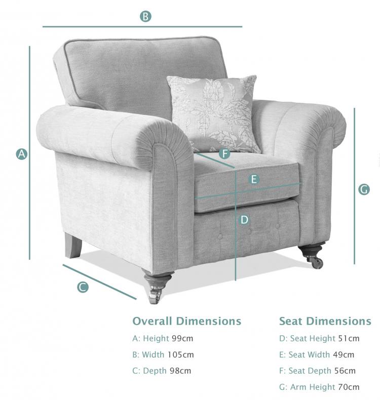Alstons Palazzo Chair Dimensions