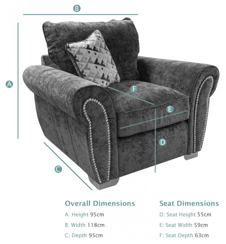 Buoyant Flair Arm Chair dimensions