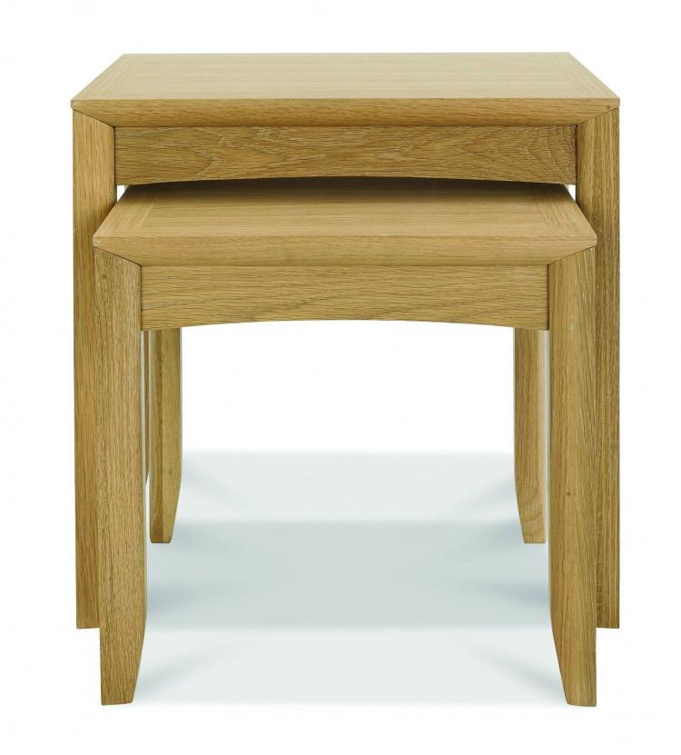 Bentley Designs - Bergen Oak Nest of Lamp Tables  8101-07