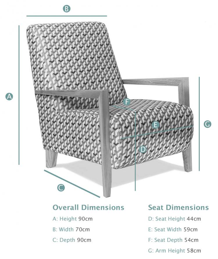 Alstons Savannah Bali Accent Chair dimensions