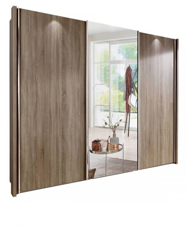 Wiemann Miami Plus 280cm mirrored wardrobe 