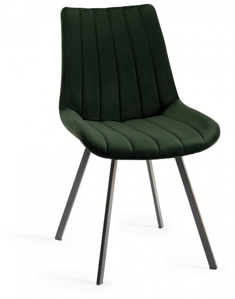 The Bentley Designs Fontana Green Velvet Chair 
