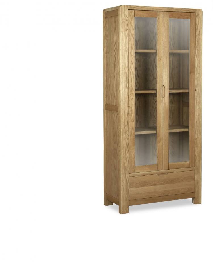 Bergen Oak Display cabinet
