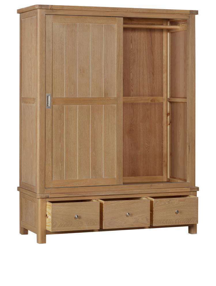 Wardrobe interior with storage drawers 